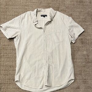 J. Crew Mercantile Men's Striped Button-Down Short Sleeve